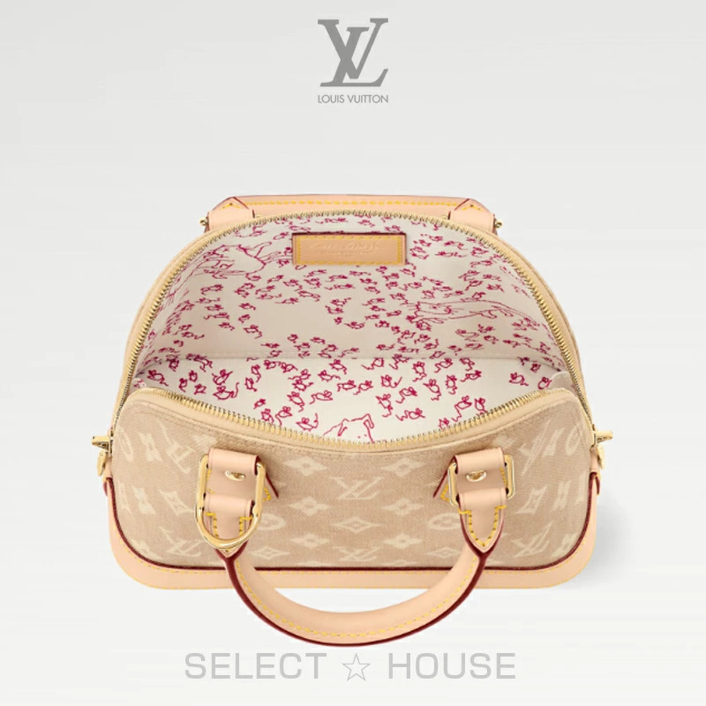 Louis Vuitton Meowgram Alma cream beige whimsical cat White Tan - Picture 4 of 4